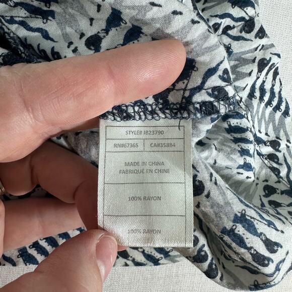 Jack Women's SZ L High Waisted elastic shorts Toy Soldier Print Navy Blue - Picture 10 of 11